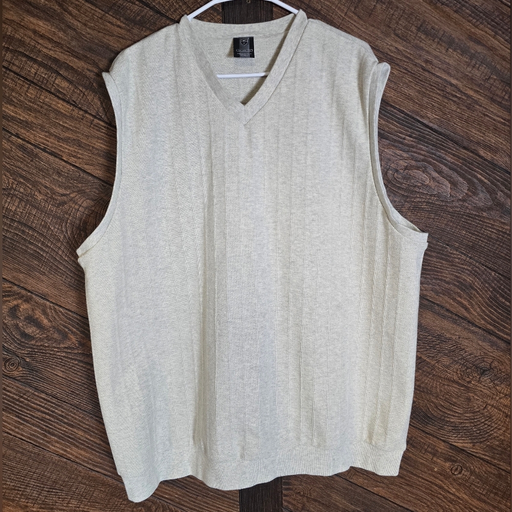 Nike Men's Cotton V-Neck Sweater Golf Vest XXL